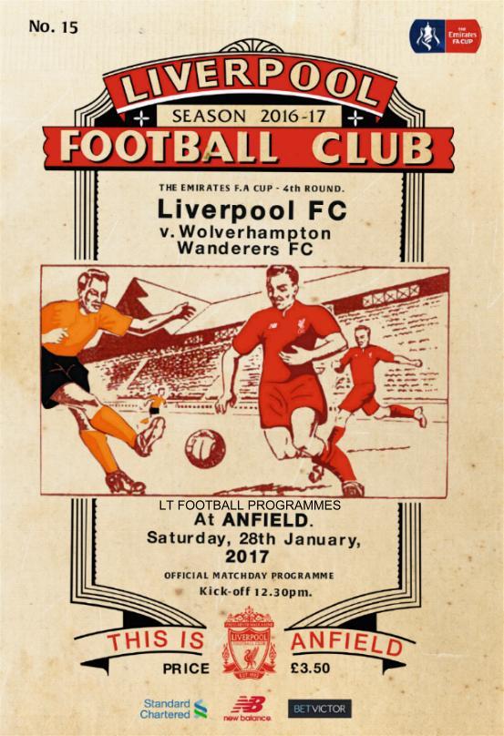 LIVERPOOL v WOLVES 2016/17 (FA CUP)